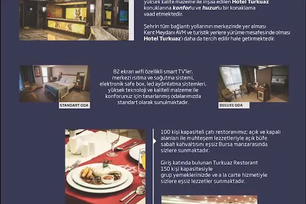 Grand Turkuaz Hotel Bursa - Resim 10