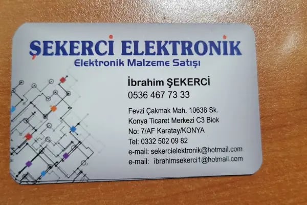 Şekerci Elektronik | Konya Elektronik Malzemeleri - Resim 3