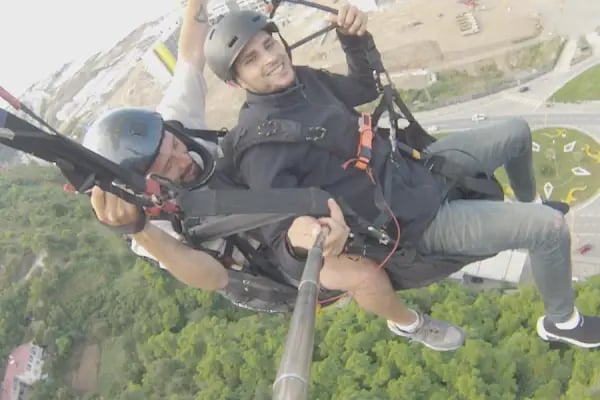 Trabzon paraşüt (Paragliding Trabzon | طرابزون طيران شراعي") paraşüt sera gölü) - Resim 12