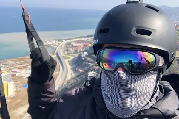 Trabzon paraşüt (Paragliding Trabzon | طرابزون طيران شراعي") paraşüt sera gölü) - Resim 7