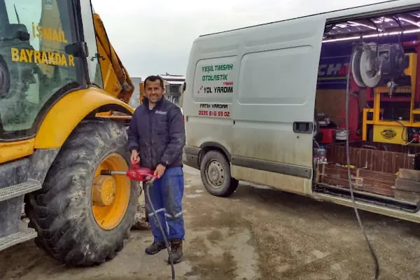 Bursa Yeşil Timsah Oto Lastik Tamiri 7/24 Yol Yardım Servisi, Nöbetçi Lastikçi, Akü Takviye - Resim 14