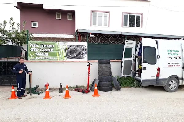 Bursa Yeşil Timsah Oto Lastik Tamiri 7/24 Yol Yardım Servisi, Nöbetçi Lastikçi, Akü Takviye - Resim 3