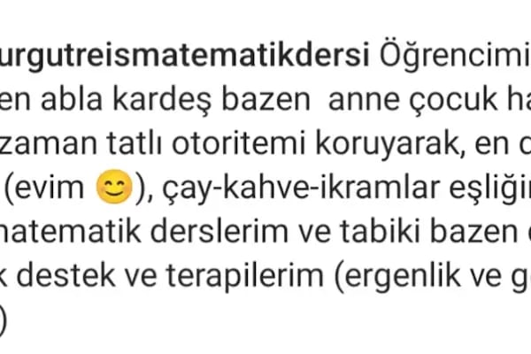 Bodrum Turgutreis Matematik Kursu-Özel Ders Öğretmeni Burcu KARAPINAR EROL - Resim 9