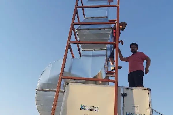 Alanya Haskar .elektrostatik Ve Hepa Filitre Havalandırma Menfez Hücreli Aspiratör - Resim 2