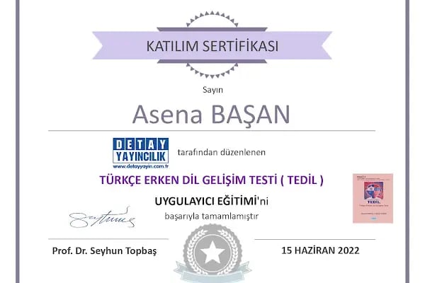 Adana Dil ve Konuşma Terapisti Dkt Asena Başan - Resim 5