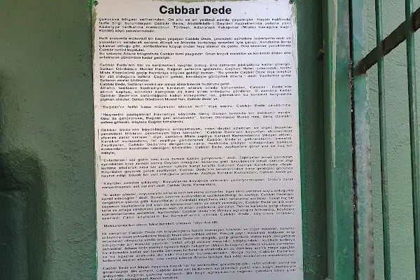 Cabbar Dede Türbesi - Resim 14