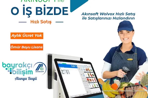 Bayrakcı Bilişim Yazılım ve Güvenlik Kamera Alarm Sistemleri | Akınsoft Alanya Bayi - Resim 11