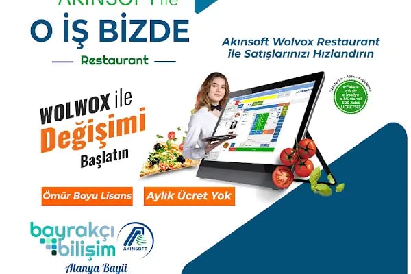 Bayrakcı Bilişim Yazılım ve Güvenlik Kamera Alarm Sistemleri | Akınsoft Alanya Bayi - Resim 13