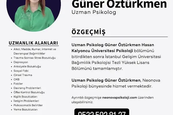 Uzman Psikolog Güner Öztürkmen - Resim 6