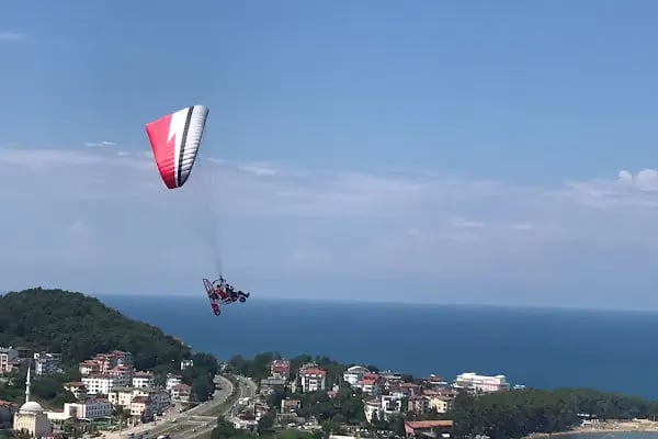Trabzon yamaçparaşütü /trabzon paragliding البراشوت المظلي - Resim 12