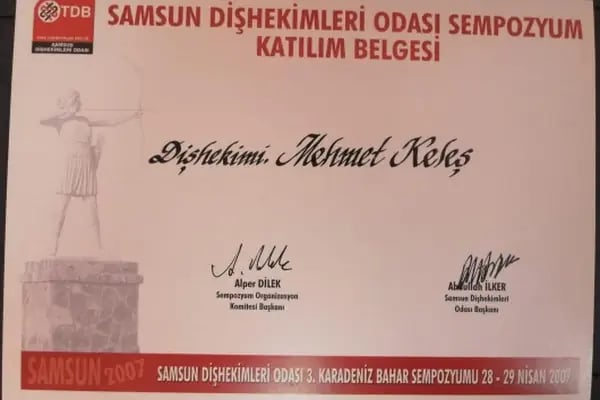 Dr. Dt. Mehmet Keleş, Diş Hekimi - Resim 8