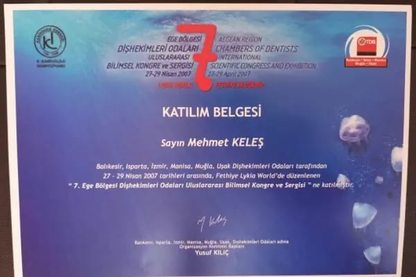 Dr. Dt. Mehmet Keleş, Diş Hekimi - Resim 7