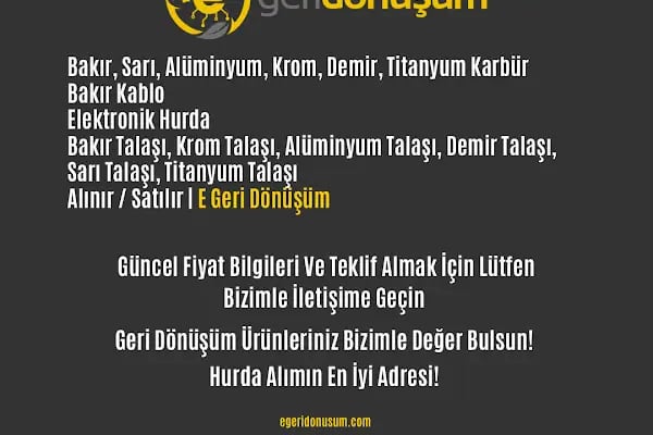 EGD E Geri Dönüşüm ve Atık Yönetimi - Elektronik Hurda | Hurda Alım ‘ın En İyi Adresi - Resim 4
