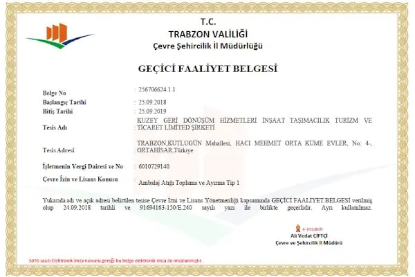 Kuzey Geri Dönüşüm - Resim 9