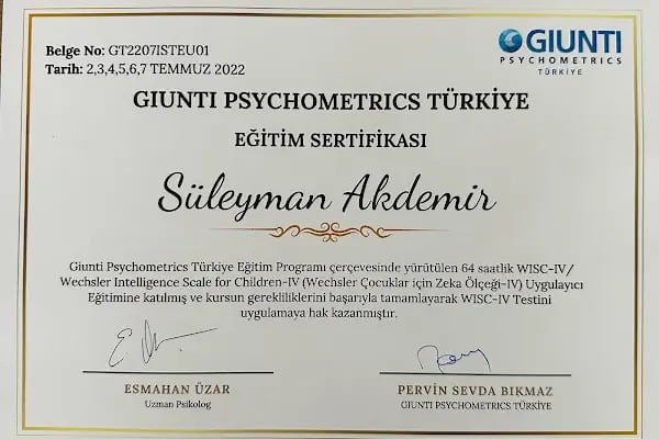 Klinik Psikolog Süleyman Akdemir - Resim 19