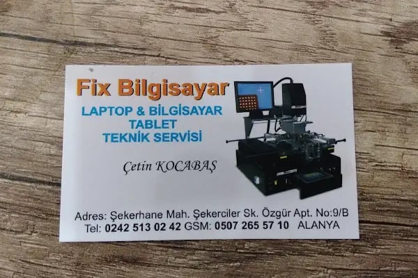 Fix Bilgisayar Teknik Servis Hizmetleri Alanya - Resim 19