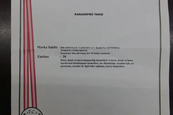 Karaköprü Taksi - Resim 8