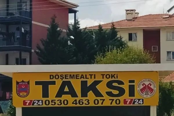 Döşemealtı TOKİ Taksi - Resim 2