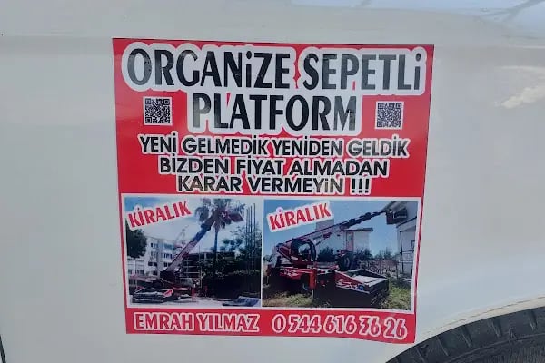 Organize Yılmaz Platform Ve Sepetli Vinç - Resim 8