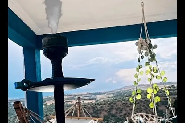 Balıklava köyü mavi ev - Resim 5