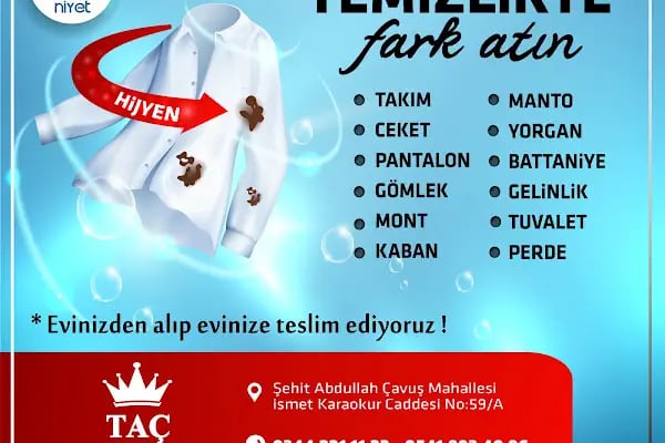 Taç Kuru Temizleme - Resim 3