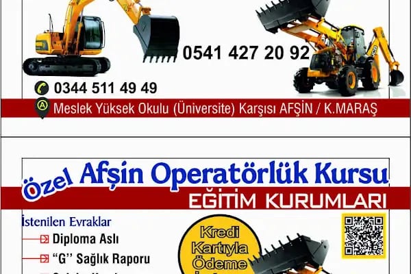 Afşin İş Makineleri Operatörlük Kursu - Resim 5