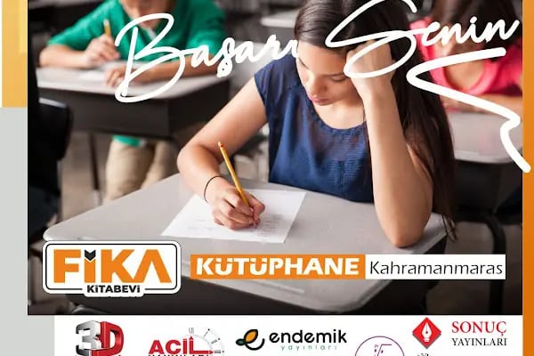 Fika Kitabevi Kütüphane Kahramanmaraş - Resim 3