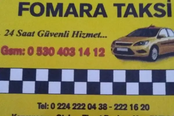 FOMARA TAXSİ - Resim 6
