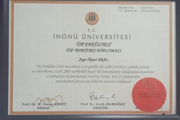 Dr. Ayşe İlknur Çelik, Kadın Hastalıkları Doğum ve Tüp Bebek Uzmanı - Resim 13