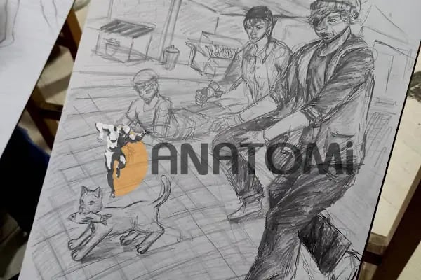 M.E.B ANATOMİ SANAT GÜZEL SANATLARA HAZIRLIK RESİM KURSU - Resim 10