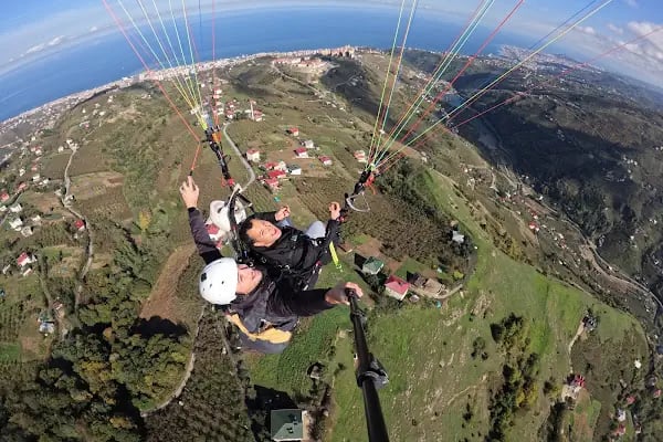 Trabzon Sera gölü Paraşüt Paragliding - Resim 6