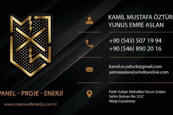 Maxwell Enerji ve Mühendislik - Resim 1