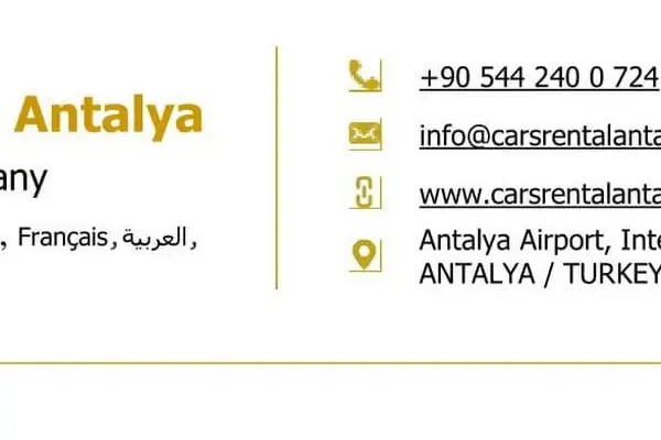 Cars Rental Antalya - Resim 12