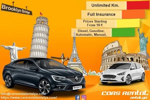 Cars Rental Antalya - Resim 2
