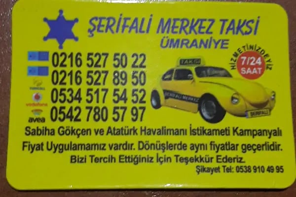 ADLIYE ŞERİFALİ MERKEZ TAKSİ - Resim 2