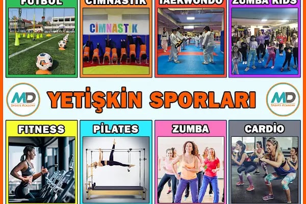 MD Spor Akademi - Cimnastik Taekwondo Spor Kulübü Fitness Aletli Pilates Zumba Jimnastik Tekvando Kadınlara Özel Spor Salonu - Resim 14