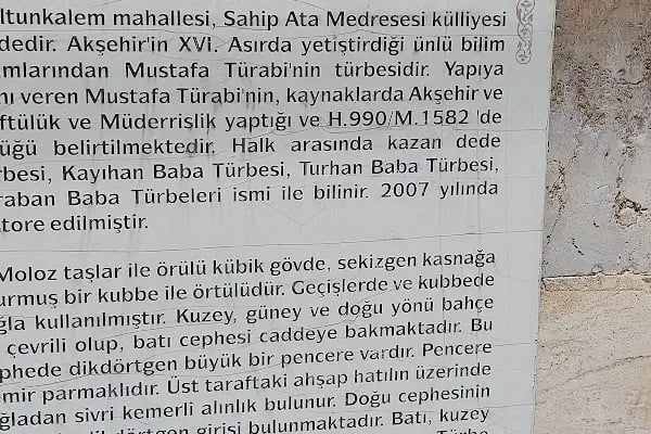 Mustafa Turabi Türbesi (Kazan Dede) - Resim 17