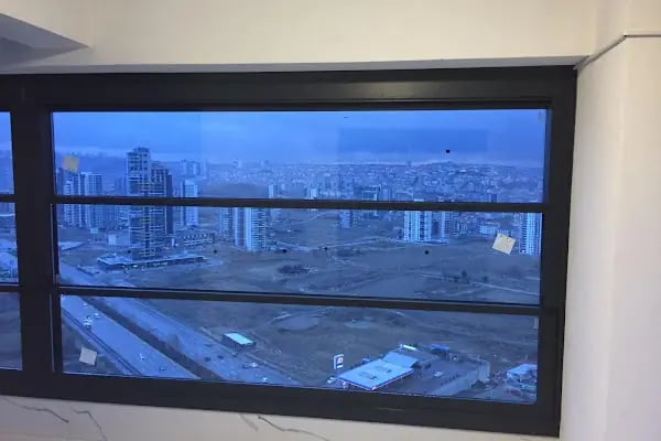 ALYUM Isıcamlı Cam Balkon, Silinebilir Giyotin Cam, Sürme Bayilik - Resim 4