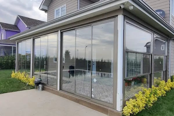 ALYUM Isıcamlı Cam Balkon, Silinebilir Giyotin Cam, Sürme Bayilik - Resim 7