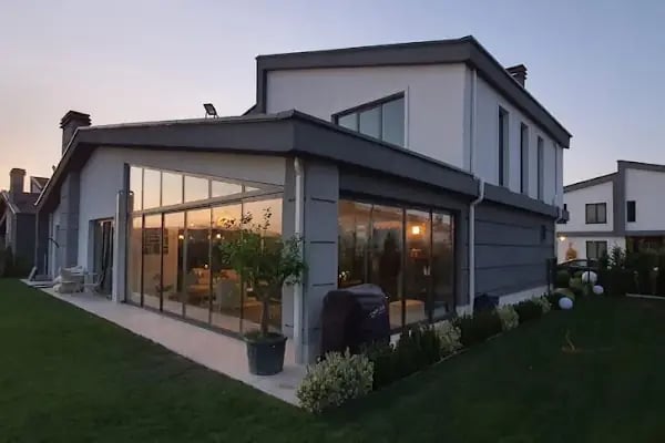 ALYUM Isıcamlı Cam Balkon, Silinebilir Giyotin Cam, Sürme Bayilik - Resim 11