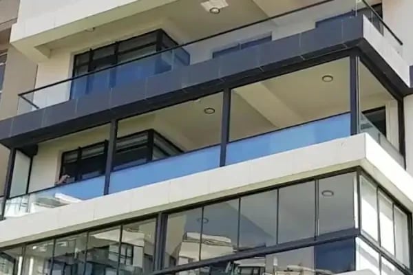 ALYUM Isıcamlı Cam Balkon, Silinebilir Giyotin Cam, Sürme Bayilik - Resim 18