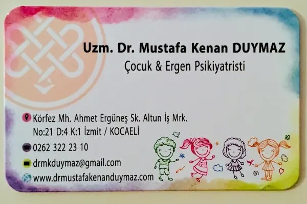 Çocuk ve Ergen Psikiyatristi Dr.Mustafa Kenan Duymaz - Resim 6