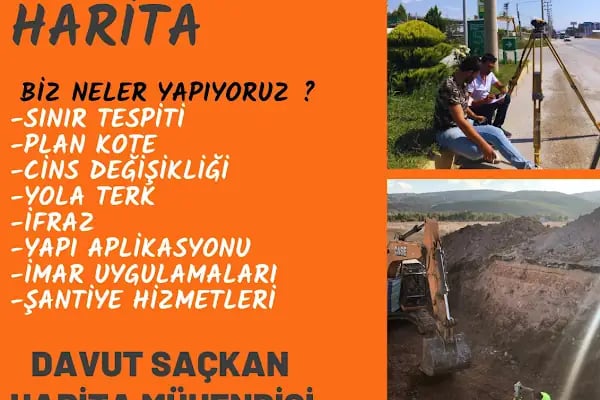 Saçkan Harita Mühendislik Bürosu Harita Mühendisi Davut SAÇKAN - Resim 7