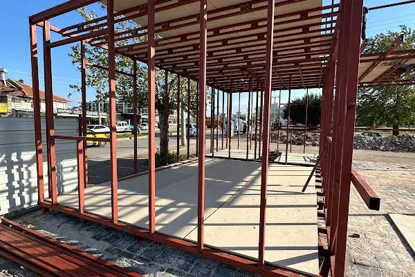 Antalya Demir Doğrama Prefabrik Konteyner Duvar Ferforje Korkuluk Panel Çit - Resim 3