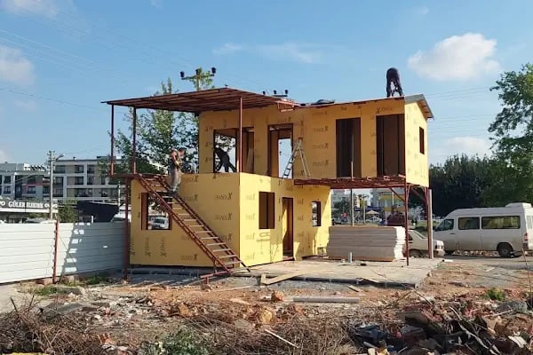 Antalya Demir Doğrama Prefabrik Konteyner Duvar Ferforje Korkuluk Panel Çit - Resim 6