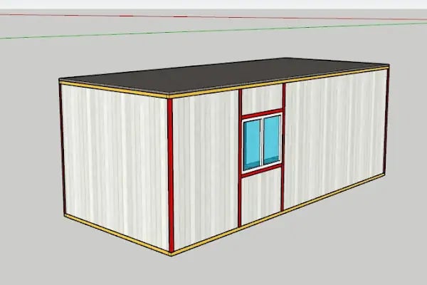 Antalya Demir Doğrama Prefabrik Konteyner Duvar Ferforje Korkuluk Panel Çit - Resim 2