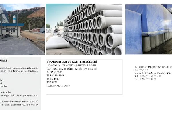 ag prefabdik beton boru - Resim 14