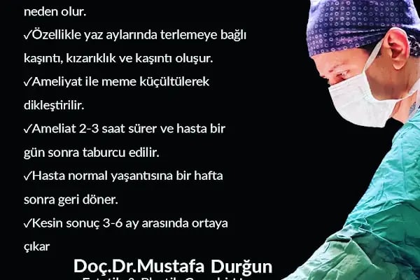 Prof.Dr.Mustafa DURĞUN Estetik Plastik ve Rekonstrüktif Cerrahi Uzmanı - Resim 14