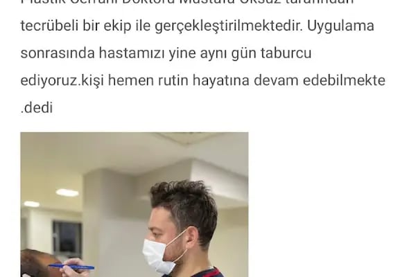 Op. Dr. Mustafa Öksüz Aydın Estetik ve Plastik Cerrahi ve Saç Ekim kliniği Botoks Dolgu - Resim 11