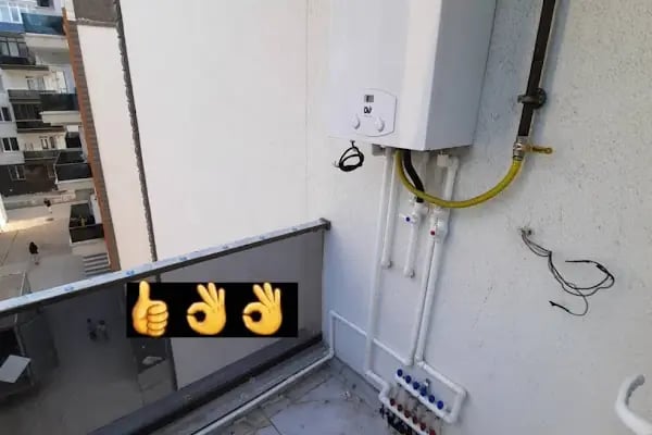 Çöl sıhhi tesisat kombi petek doğalgaz Çerkezköy kapaklı - Resim 15